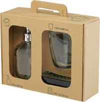 SET DA BAGNO IN VETRO RICICLATO